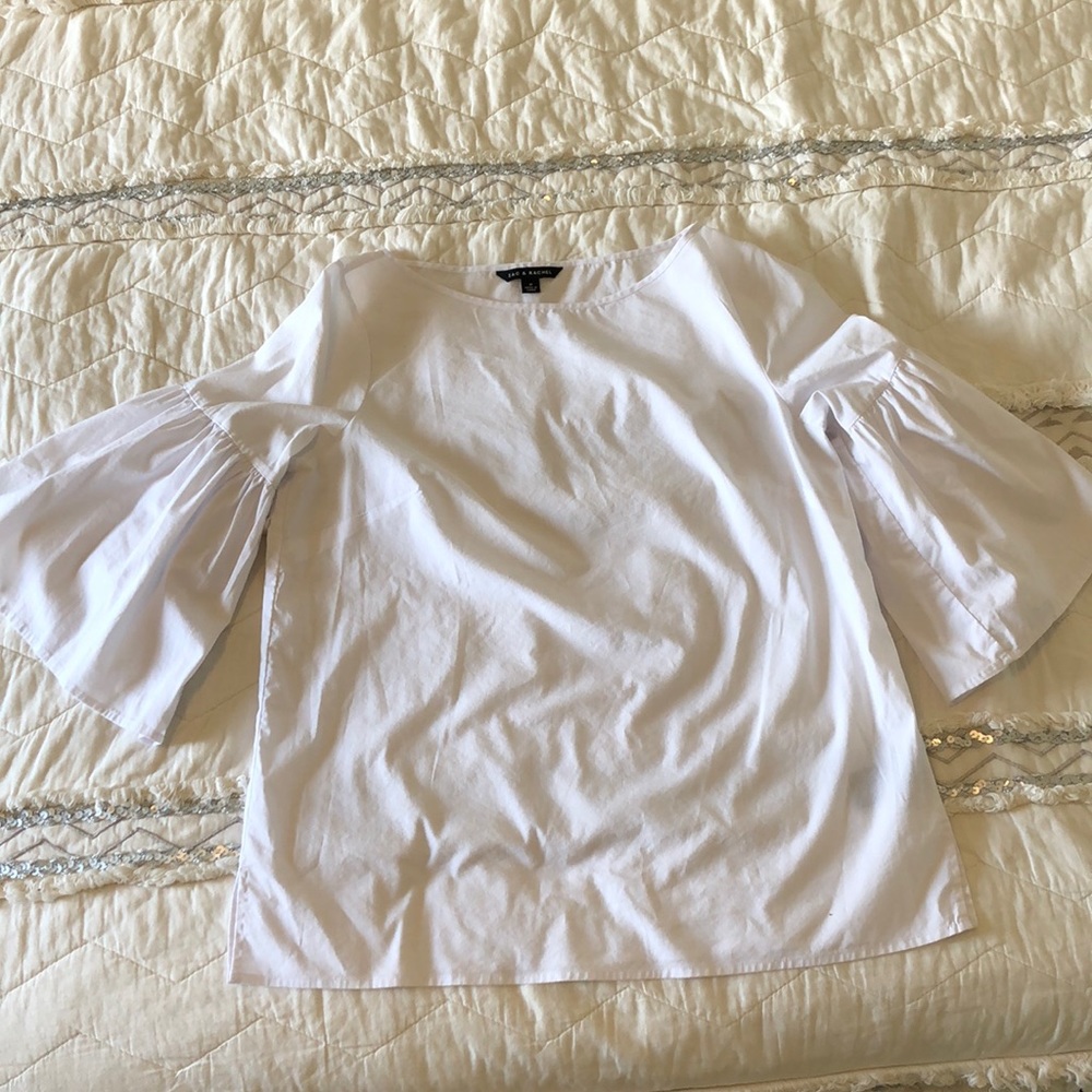 Blouse with Ruffle Sleeves